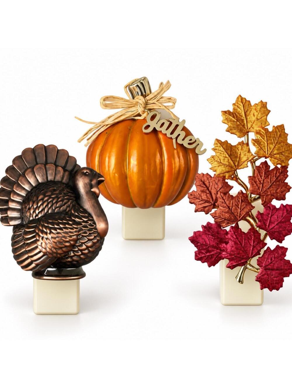 Bath & Body Works Retired Fall Thanksgiving Wallflowers Plug Bundle